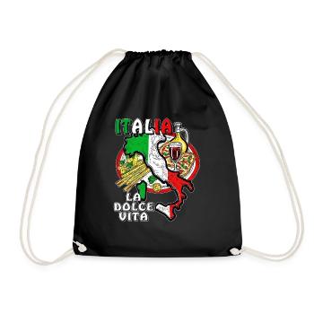 ITALIA LA DOLCE VITA - Sac de sport léger - noir - Devant