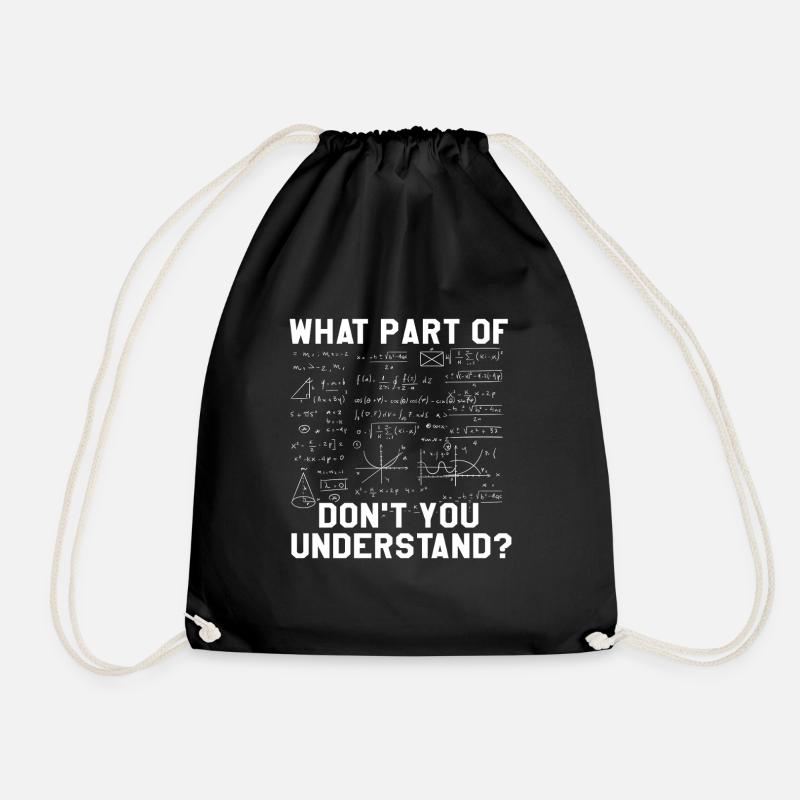 Welcher Teil von Pi Tag Verstehst Du Nicht? - Turnbeutel - Schwarz