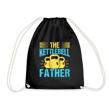 Fanatiques de fitness Le père de kettlebell - Sac de sport léger - noir - Devant