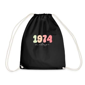Date de naissance Année de naissance 1974 - Sac de sport léger - noir - Devant