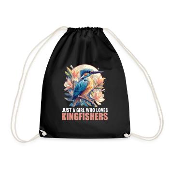 Eisvögel Eisvogel - Turnbeutel - Schwarz - Vorne