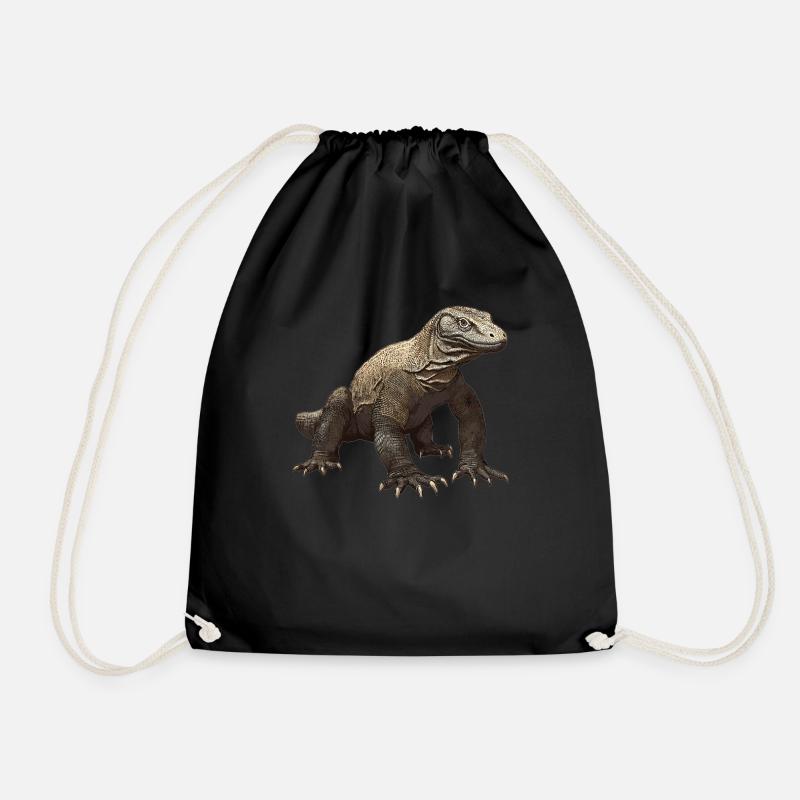 Komodowarane Komodowaran - Turnbeutel - Schwarz