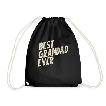 Grand-père Grand-père Pops Grand-parent - Sac de sport léger - noir - Devant