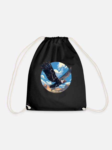 Vulture Geier - Sac de sport léger - noir