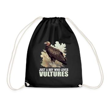 Vulture Geier - Turnbeutel - Schwarz - Vorne