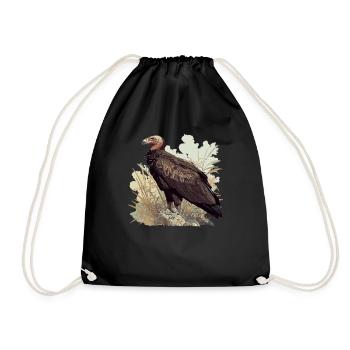 Vulture Geier - Turnbeutel - Schwarz - Vorne