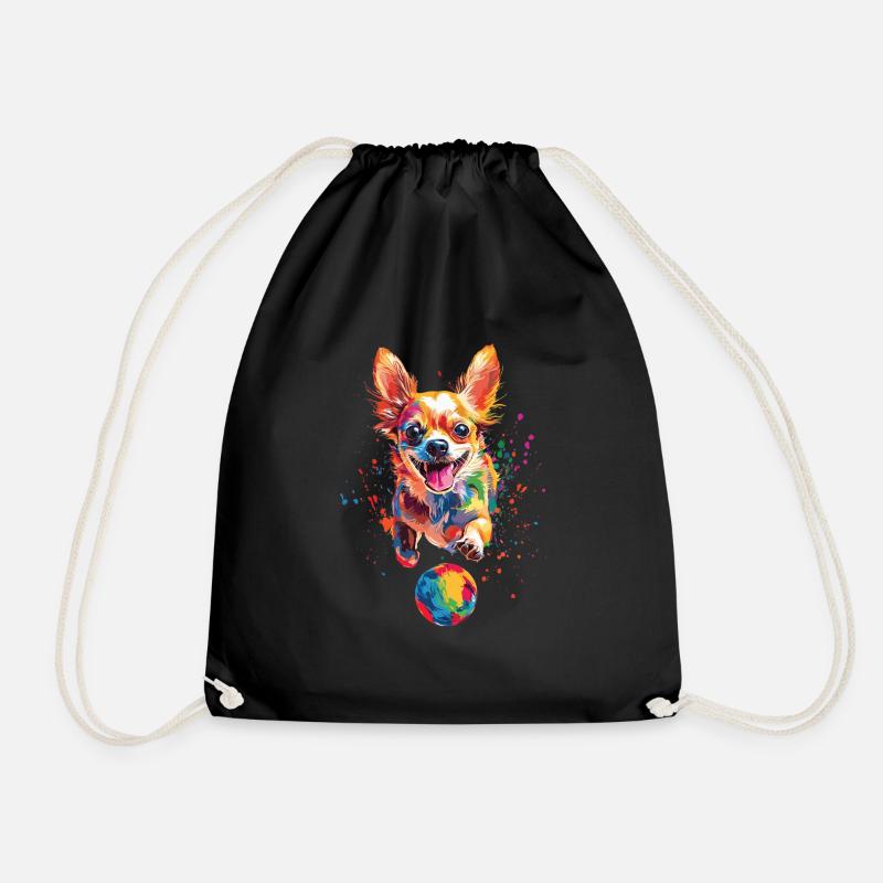 Chihuahua - Turnbeutel - Schwarz
