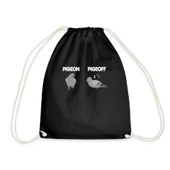 Pigeon Lovers Pigeons Bird Lovers - Drawstring Bag - black - Front