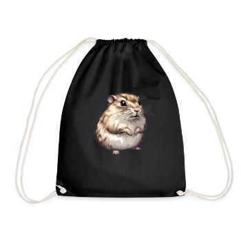 Lemmings Lemming - Drawstring Bag - black - Front