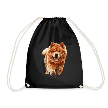 Chow-Chow - Turnbeutel - Schwarz - Vorne