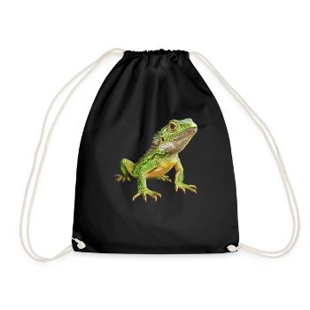 Lizards Lizard - Drawstring Bag - black - Front
