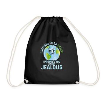 J’ai décidé de passer au vert Journée de la Terre - Sac de sport léger - noir - Devant