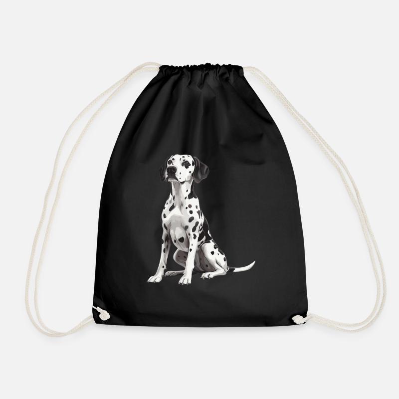 Dalmatiner - Turnbeutel - Schwarz
