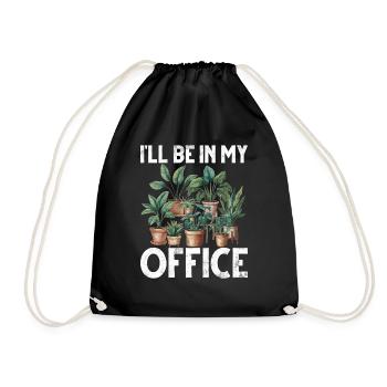 Garden Plants Gardener Garden Lover Planting - Drawstring Bag - black - Front