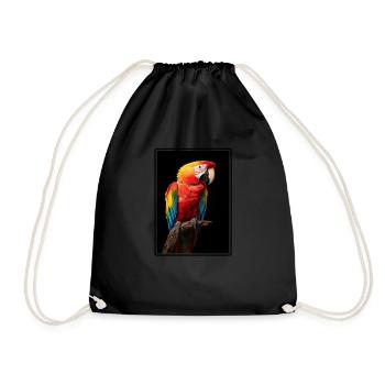 Macaw's Era - Drawstring Bag - black - Front