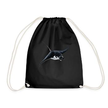 Raies manta Raies manta - Sac de sport léger - noir - Devant