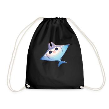 Raies manta Raies manta - Sac de sport léger - noir - Devant