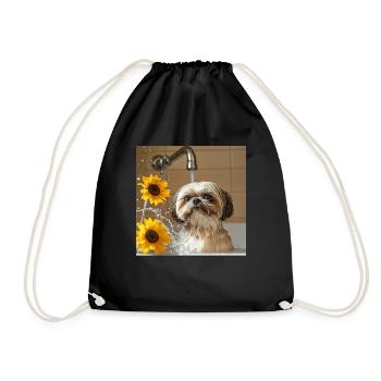 Shih Tzu - Turnbeutel - Schwarz - Vorne