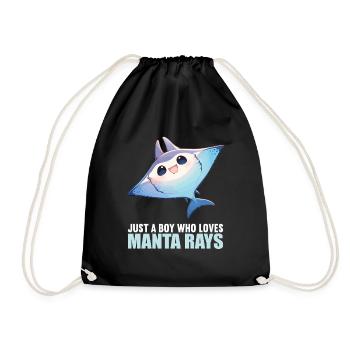 Raies manta Raies manta - Sac de sport léger - noir - Devant
