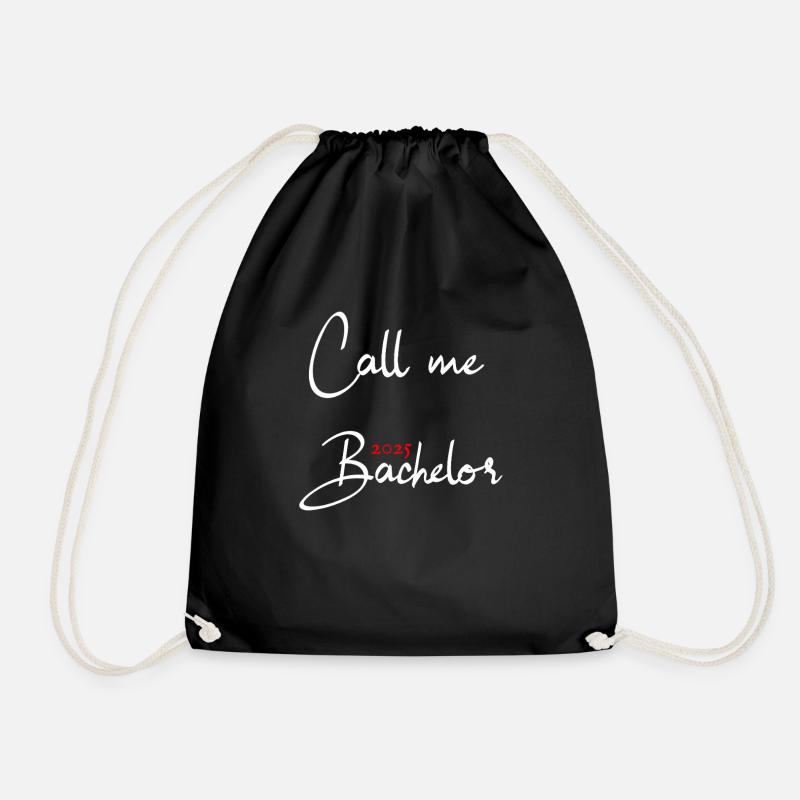 Bachelor 2025 Abschluss Promotion Sponsion - Turnbeutel - Schwarz