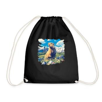 Marmottes Marmottes - Sac de sport léger - noir - Devant