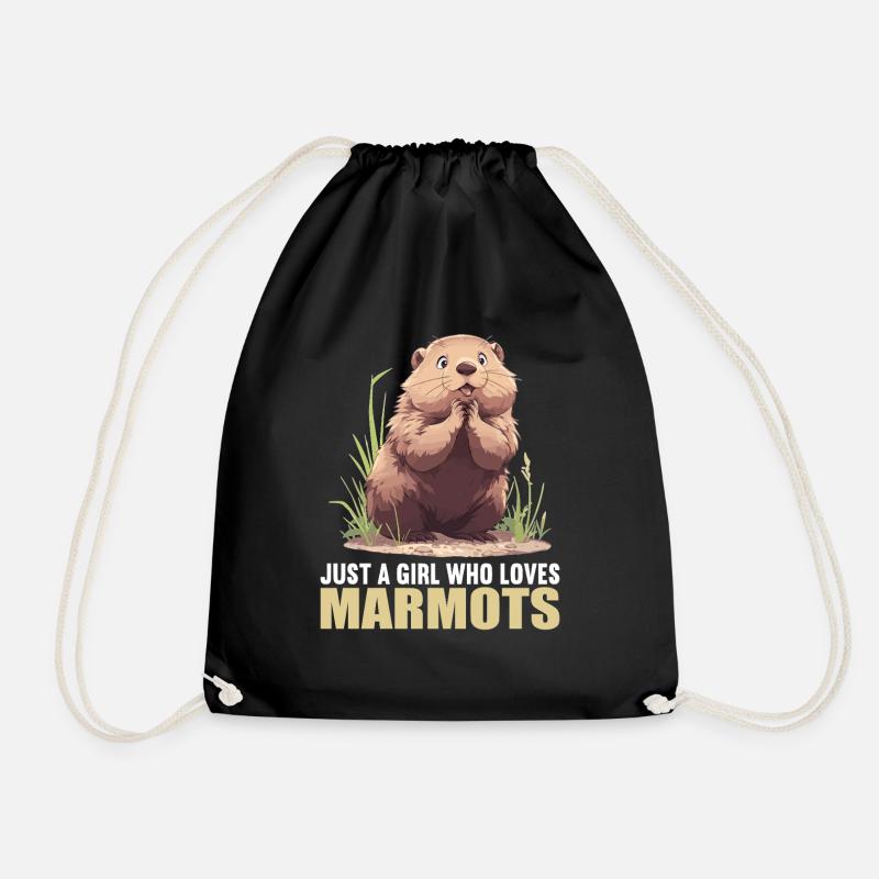 Marmottes Marmottes - Sac de sport léger - noir