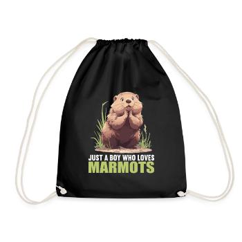 Marmottes Marmottes - Sac de sport léger - noir - Devant