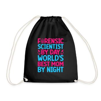 Majeure en sciences médico-légales Meilleure maman médico-légale du monde - Sac de sport léger - noir - Devant