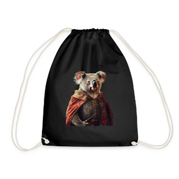 Koala - Turnbeutel - Schwarz - Vorne