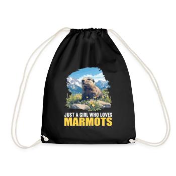 Marmottes Marmottes - Sac de sport léger - noir - Devant