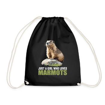 Marmottes Marmottes - Sac de sport léger - noir - Devant