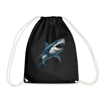 Megalodons Megalodon - Drawstring Bag - black - Front