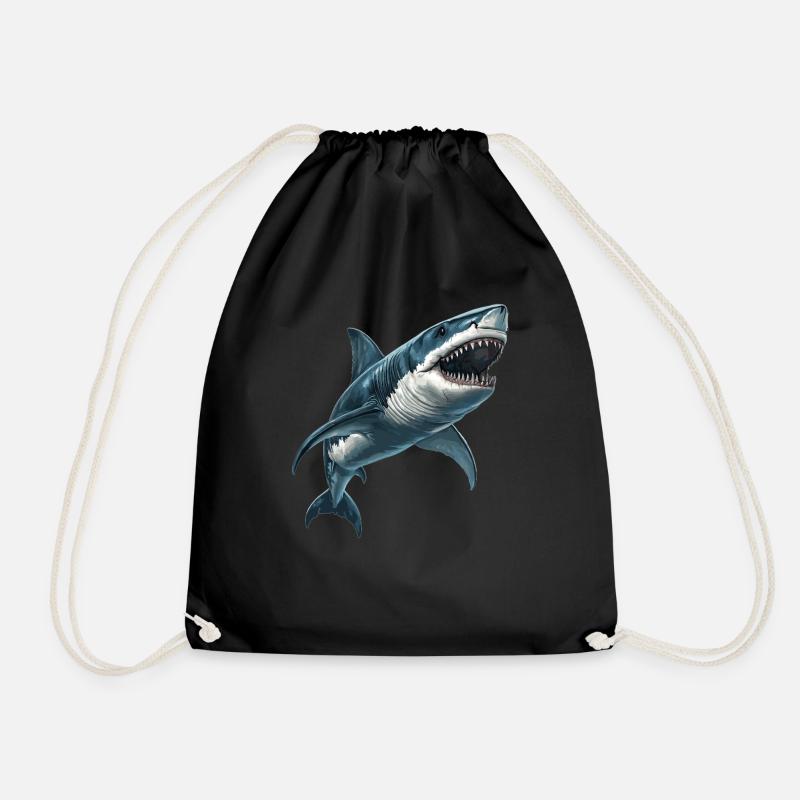 Megalodons Megalodon - Turnbeutel - Schwarz