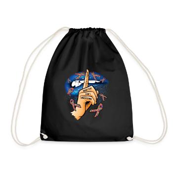 Ne pas juger l’autisme Ce que vous ne comprenez pas - Sac de sport léger - noir - Devant