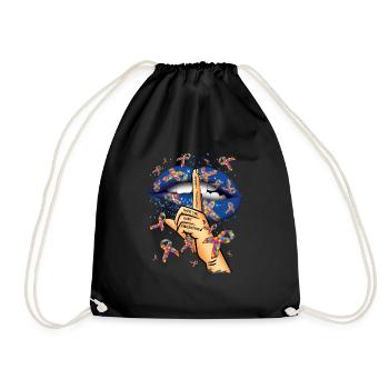 Autism: Don't Judge What You Don't Understand - Drawstring Bag - black - Front