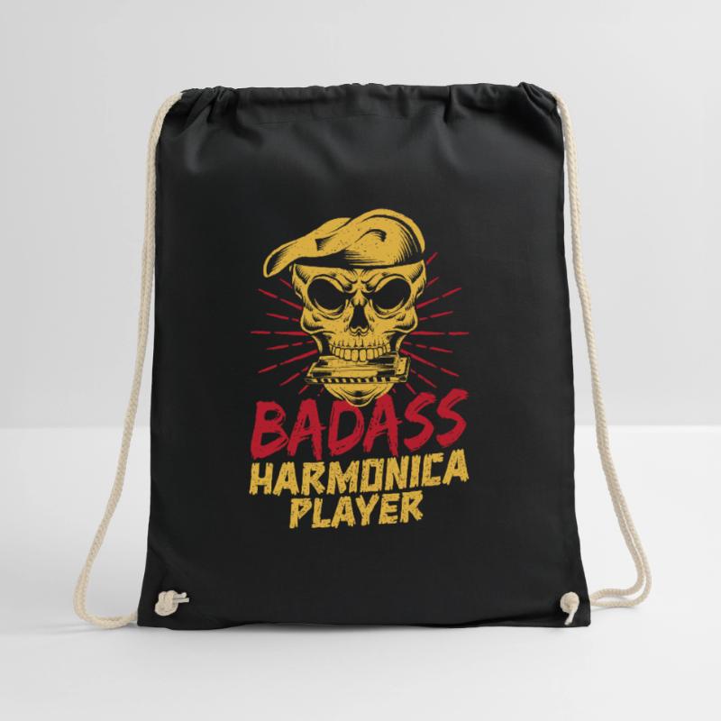 drôle d’harmonica joueur d’harmonica badass harmonica Sac de sport léger
