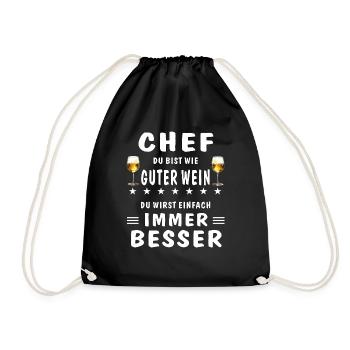 , YOU'RE GETTING BETTER AND BETTER - Drawstring Bag - black - Front