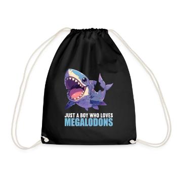 Megalodons Megalodon - Drawstring Bag - black - Front