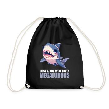 Megalodons Megalodon - Drawstring Bag - black - Front