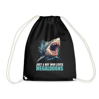 Megalodons Megalodon - Drawstring Bag - black - Front
