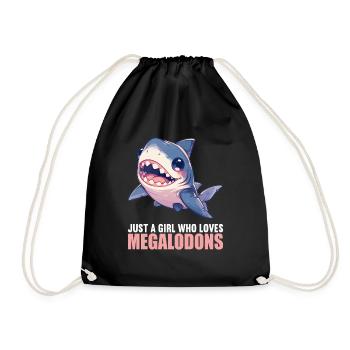 Megalodons Megalodon - Drawstring Bag - black - Front