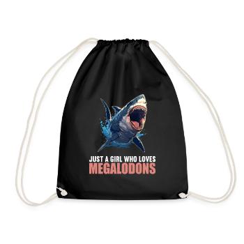 Megalodons Megalodon - Drawstring Bag - black - Front