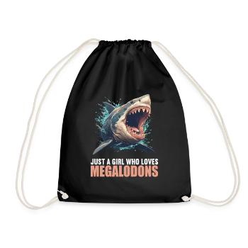 Megalodons Megalodon - Drawstring Bag - black - Front