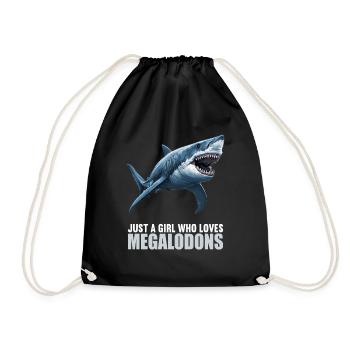 Megalodons Megalodon - Drawstring Bag - black - Front