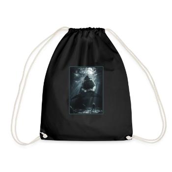 Great White Sharks Great White Shark - Drawstring Bag - black - Front