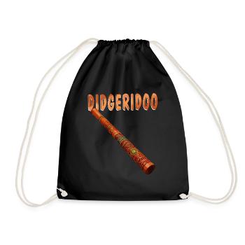 DIDGERIDOO - Turnbeutel - Schwarz - Vorne