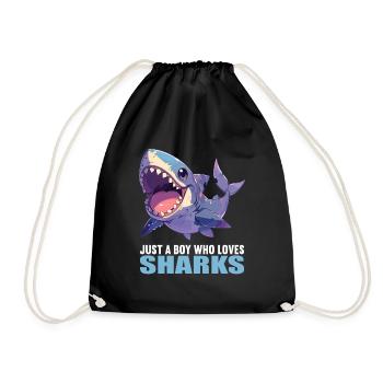 Requins Requin - Sac de sport léger - noir - Devant