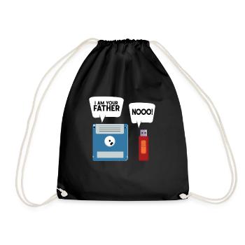 Programmer Computer Coding Software Developer - Drawstring Bag - black - Front