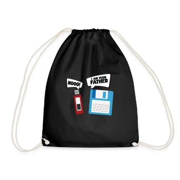 Programmer Computer Coding Software Developer - Drawstring Bag - black - Front
