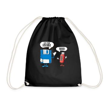 Programmer Computer Coding Software Developer - Drawstring Bag - black - Front